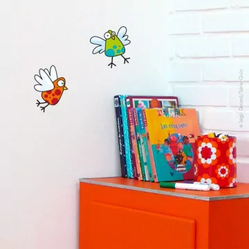 Sticker oiseaux 1 Série-Golo