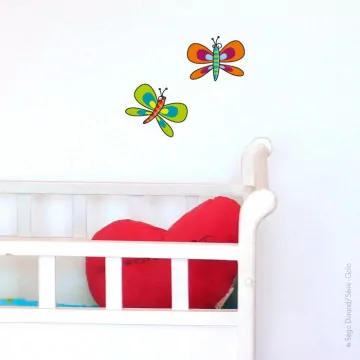 Sticker papillons 2 Série-Golo